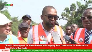 Obaseki Finishin well, As Ethan Uzamere visits ongoing Road Construction for Ben