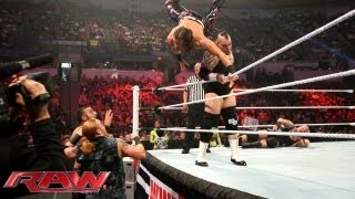 Tons Of Funk Vs. The Usos Vs. Drew Mcintyre & Jinder Mahal - Triple Threat No. 1 Contenders Tag Team