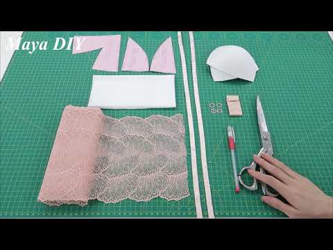 HƯỚNG DẪN CẮT MAY ÁO LÓT BRALETTE (PHẦN 2 CẮT VẢI) PART 2: CUTTING FABRIC FOR MAKING A BRALETTE