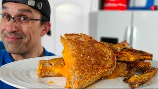 Amazing Ezekiel Grilled Cheese with Homemade Fries! | NInja Foodi Pressure Cooker French Fry Recipe