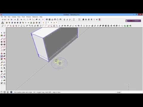 Học 3d sketchup 19 Hướng dẫn sử dụng lệnh Rotate learning sketchup study 3d how to use rotate