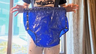 Plastikwäsche Pvc Plastic On Pants Adult Diaper Cover With Snaps From Save Express
