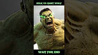 Hulk Vs Giant Wolf Status 4K Hd Edit