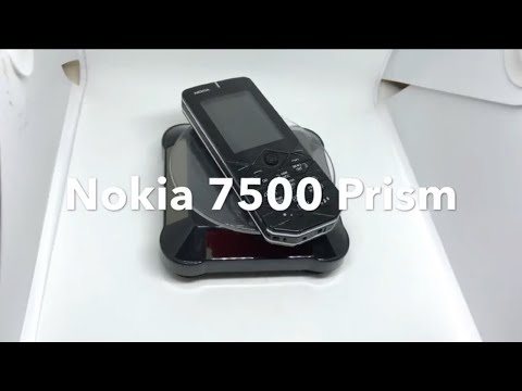 Nokia 7500 Prism - Black Unlocked Cellular Phone, 100% Original
