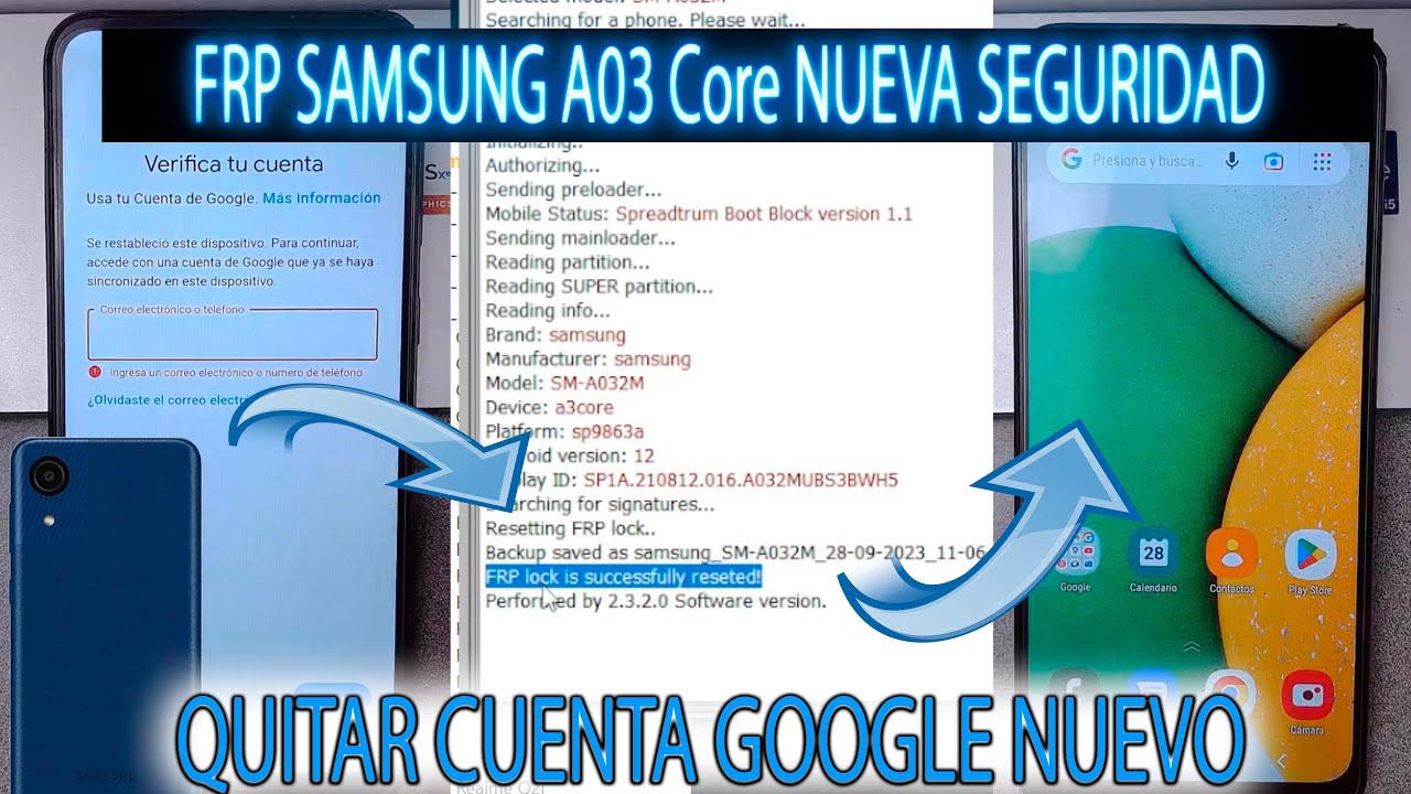 FRP SAMSUNG A03 Core REMOVE GOOGLE ACCOUNT LAST FRP SAMSUNG A03 Core REMOVE GOOGLE ACCOUNT LAST