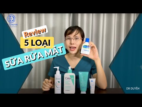Review 5 Loại Sữa Rửa Mặt Thường dùng Dr Duyên