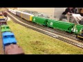 z scale model train layout