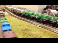 z scale model train layout