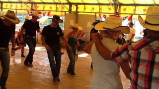 wood leg stomp al weekend cowboy's