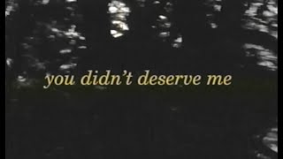 Omar Apollo - Evergreen (You Didn'T Deserve Me At All) [Official Lyric Video]