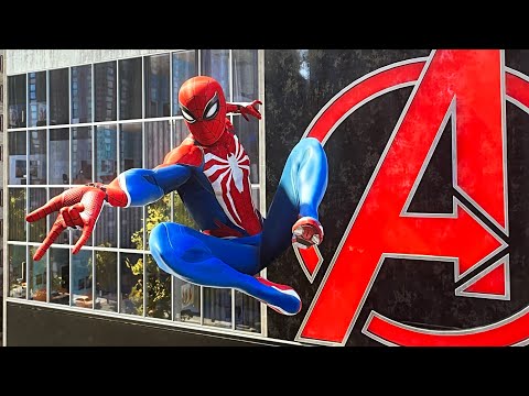 Spider-Man starts to SWING in the Advanced Suit 2.0 (1) (Peter Parker Ultimate Swinging) EARTHGANG