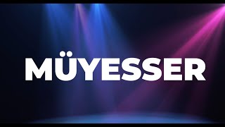 İyi Ki Doğdun Müyesser Kişiye Özel Pop Doğum Günü Şarkısı Full Versiyon