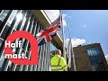 Union flags fly at half mast in tribute to the late Duke of Edinburgh | SWNS