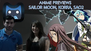 Anime Previews #1 - Sailor Moon Crystal, Legend of Korra 3, Sword Art Online 2