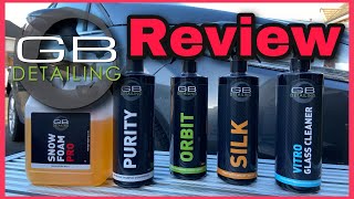 GB DETAILING PRODUCT REVIEW | Snow Foam Shampoo Wheel Cleaner QD Glass | Car Detailing | Karcher K4