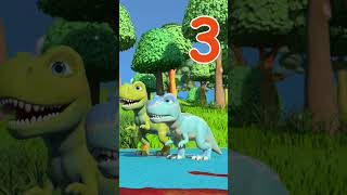 Learn To Count With Dinosaurs 🦖! #Cocomelon #Shorts