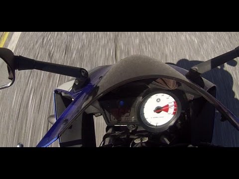 Yamaha Yzf R-125 Top Speed GoPro Hero 3 HD 1080p Yamaha Yzf R-125 Top Speed GoPro Hero 3 HD 1080p klip izle