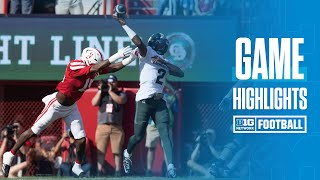 Michigan State At Nebraska Highlights Big Ten Football 100425
