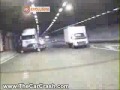 The Car Crash: Truck Collides with a Mercedes Benz in a Tunnel