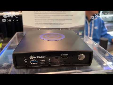 DSE 2022: Actineon Displays Wiisper 11DS Fanned Solid-State Computer for Conferencing and More