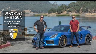 Riding Shotgun in Chasing the Apex's Porsche Cayman GT4