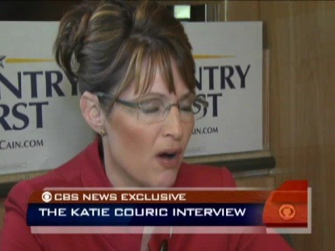 Couric Wraps Palin Interview