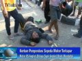 image Diduga Lengah Mobil Angkot Hancur Dihantam Motor Ninja 2 Korban Luka Parah