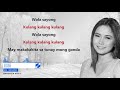 Yeng Constantino - Kulang (Lyrics Video)