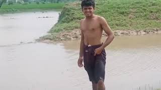 Village Boy Bathing In Rivervillage Vlogsvillage Life In Punjab