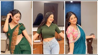 Gungun Gupta Hot And New Reels Hot Saree Dance Hot Reels