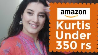 Amazon kurti haul under 350 rs |Amazon online shopping |Review|Rachna Reviews