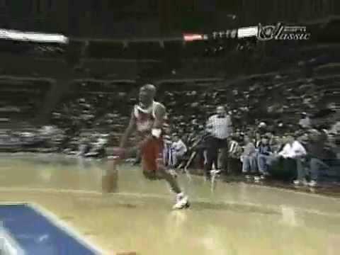 derrick rose dunks on kobe. 17 year old Kobe serves it up