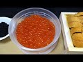 Exquisitely Prepared Uni and Ikura Sushi With A Twist - How To Make Sushi Series