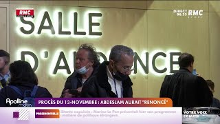 Procès Du 13-Novembre Salah Abdeslam Aurait Renoncé
