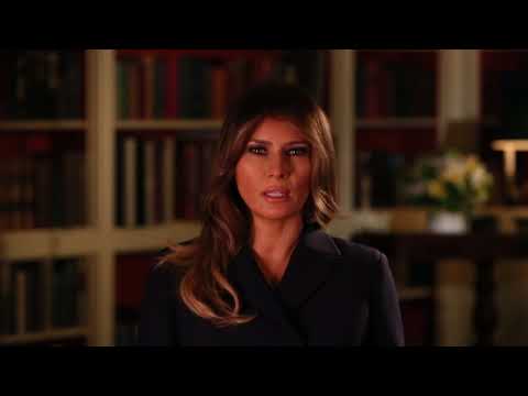First Lady Melania Trump - Hurricane Relief PSA