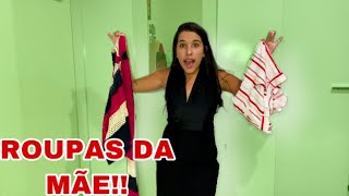 Experimentando Roupas Da Minha Mãe