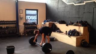 Snatch: 75 x 2 reps by Philip "The Gift" Thun Bisgaard