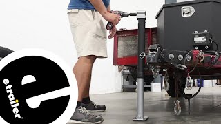 Etrailer A Closer Look At The Trailer Valet Jxs Drill Powered Swivel Trailer Jack With Footplate