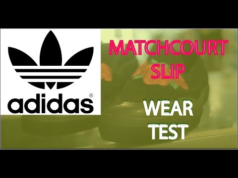 Adidas Matchcourt Slip Wear Test