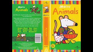 Maisy Animals 1999 Australian Vhs