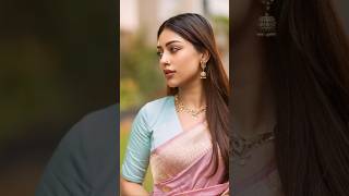 Anu Emmanuel Latest Hot Photoshoot Red Saree Glamour Look