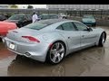 Stuntfest2K13 - Fisker Karma rolling into the car show