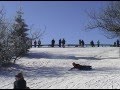 Rodeln und Schlitteln gut, am Feldberg im Taunus