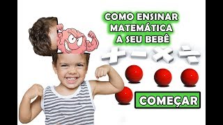 Bebê de 2 anos fazendo Cálculos - Como Ensinar Matemática a seu Bebê #1