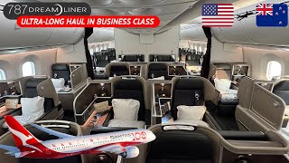 17.5 Hours Non-Stop On Qantas 787-9 Business Cl From New York To Auckland