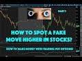 HOW TO SHORT STOCKS ON FAKE MOVE HIGHER?! TRADING WEEKLY OPTIONS