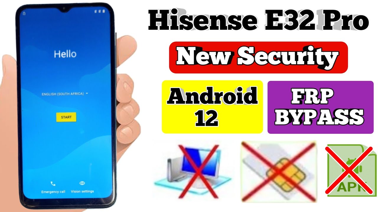 New 2023 Hisense E32 Pro FRP BYPASS Android 12 Without New 2023 Hisense E32 Pro FRP BYPASS Android 12 Without