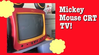 Mickey Mouse Crt Tv Set
