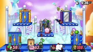 Super Smash Flash 2 Beta V1.4 Free For All - Yoshi Vs Kirby Vs Mario Vs Link