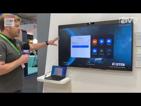 ISE 2024: DTEN Demonstrates DTEN D7X Windows Edition All-in-one Interactive Display